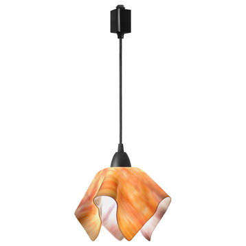 Jezebel Radiance Flame Track Light, Small, Bisque