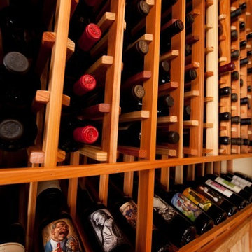 Custom-Built Wine Cellar Features Superior Craftsmanship