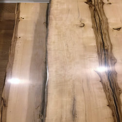 Slab Dining Table and Bench - Dining Sets