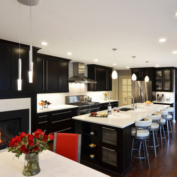 Post Renovation: Modern look with a gorgeous island