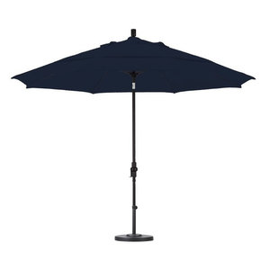 California Umbrella 11 Market Patio Umbrella Straw Contemporary Outdoor Umbrellas By Homesquare