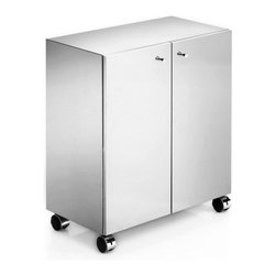Runner 5433 2-Door Cabinet on Wheels - Storage Cabinets