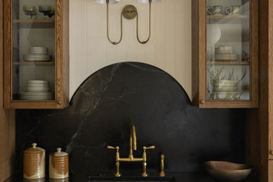 Inspiration for a large transitional kitchen remodel in San Francisco