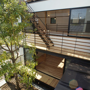 他の地域のアジアンスタイルのおしゃれなデッキの写真