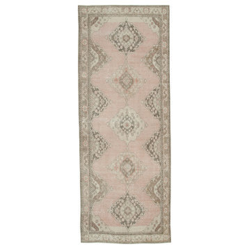 Rug N Carpet - Handmade Oriental 4' 11'' x 12' 7'' Tribal Runner Rug