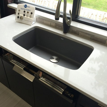 Midwest Stone Display Kitchen | Waypoint Cabinetry