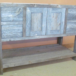 Weathered Gray Barn Wood Bathroom - Bathroom Vanities And Sink Consoles