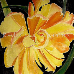Roberta Ahrens Cracked Linen Botanical Paintings - Products
