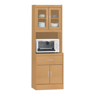 White Shaker L-Shape 12x12 Cabinet Set for 96H Kitchen