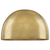 Diggs Led Wall Sconce, Aged Brass
