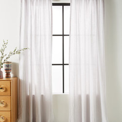 Stitched Linen Curtain - Curtains