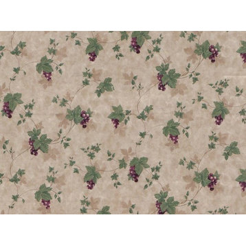 Non-Woven Wallpaper For Accent Wall - Grape Fruits Wallpaper 21127SP, Roll