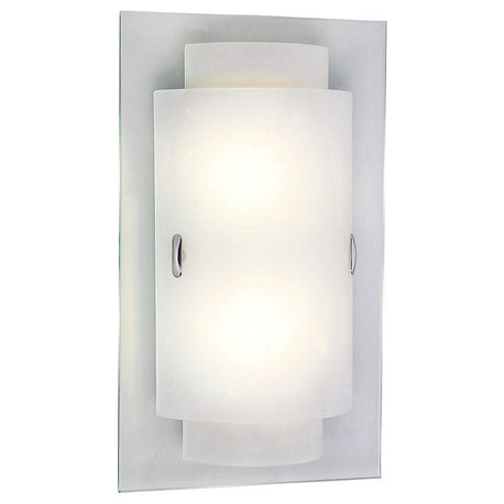 Trans Globe MDN-843 Double Rectangle - Two Light Wall Mount