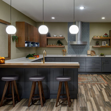 Princeton, MN - Stained Cherry Wood Countertop