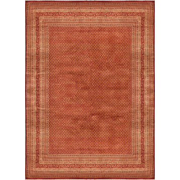 Transitional Hand Woven Rug, 8'2"x11'3"