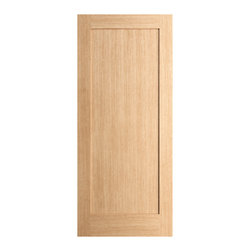 SCOTTSDALE- WHITE OAK 1-PANEL SHAKER INTERIOR FLUSH DOOR (ENGINEERED) (1-3/4&rdquo;) - Interior Doors