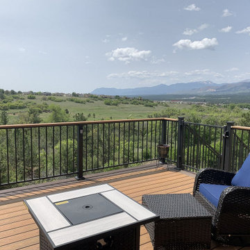 Two Elevated Composite Decks Create Outdoor Oasis with Fantastic Views!