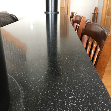 EnStone Obsidian countertop