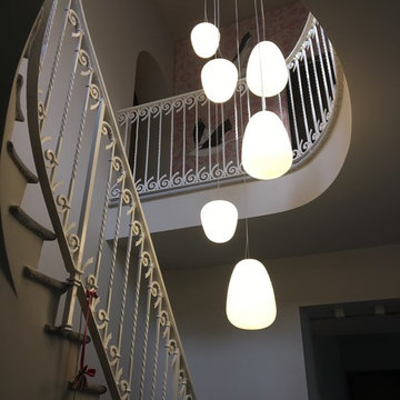 private house - Imbersdettaglio luci scala