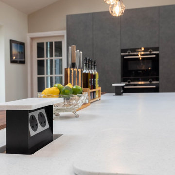 Walnut Handleless Kitchen in Leeds