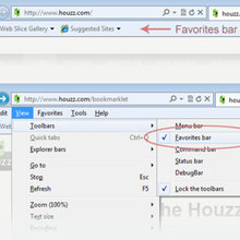 How to install Houzz bookmarklet for IE 9