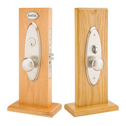 Emtek 3502 Memphis Mortise Entry Set - Products