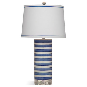 Bassett Mirror Regatta Stripe Table Lamp