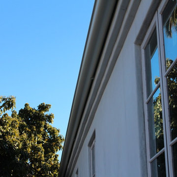Half Round Rain Gutters in Encino California