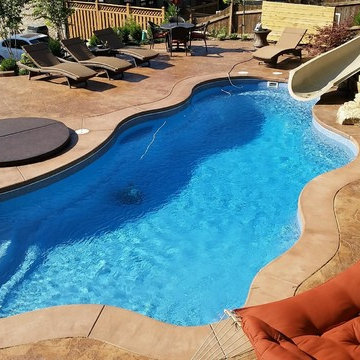 Swimming Pool Waterfalls and features