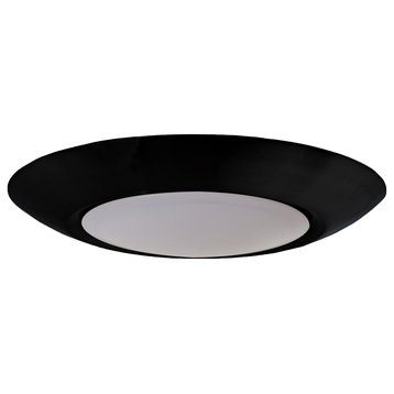 1 Light Led Flushmount In Flat Black (X9007-FB-LED)