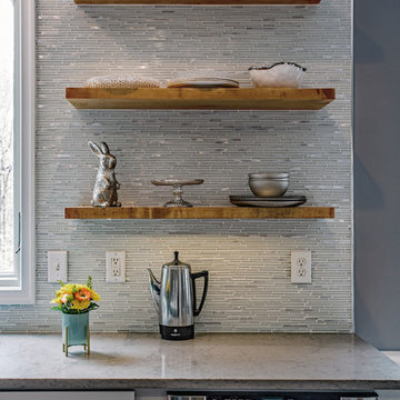 Modern Inspiration - kitchen remodel with arched opening