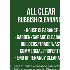 ALL CLEAR Rubbish Clearance