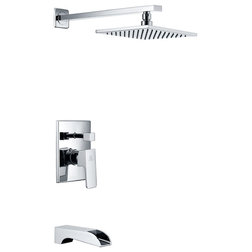 Contemporary Tub And Shower Faucet Sets by Luxvanity