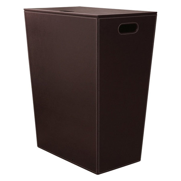 Modo Bathecopelle Leather Laundry Hamper Tortora Dailymail