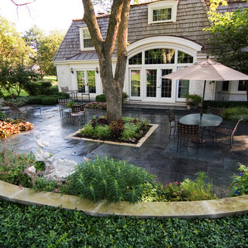 Natural Stone Landscaping including Flagstone and Bluestone Patios