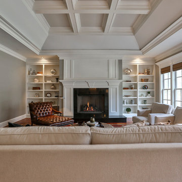 Burr Street Family Room Staging
