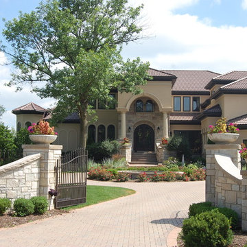 Stucco and stone