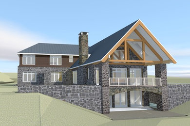 Stone and Shingle House near the Ashokan Reservoir