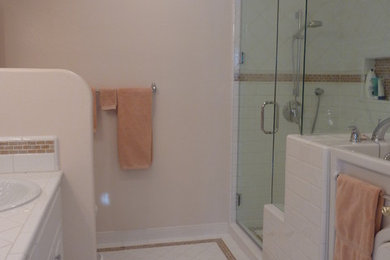 Example of a trendy bathroom design in Santa Barbara
