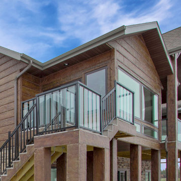 Concrete Log Siding Homes