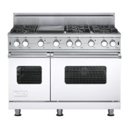 Viking 48" Pro-style Gas Range, White Liquid Propane | VGCC5486GWHLP - Gas Ranges And Electric Ranges