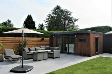 Photo of a medium sized contemporary home in Buckinghamshire.