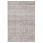 Jaipur Living - Nikki Chu by Jaipur Living Jaco Trellis Cream/Gray Area Rug 9'6"x13' - The Malilla by Nikki Chu showcases a glamorous, eye-catching sheen that boldly complements the globally inspired motifs. The captivating labyrinthine design of the Jaco rug anchors a space with patterned panache, while the neutral cream, gray, taupe, and silver color offers a grounding tone to any style decor. This power-loomed rug features metallic polyester fibers blended with stain-resistant polypropylene for a brilliant luster from various perspectives.