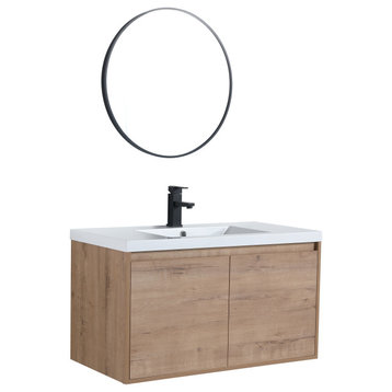 36" Sink Vanity With KD Package Plywood, Gel-Coat Top, No Faucet