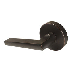 Designers Impressions - Designers Impressions Madison Design Oil Rubbed Bronze Dummy Door Lever - Door Levers