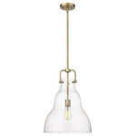 Innovations Lighting - Innovations Lighting 494-1S-BB-G594-14 Haverhill, 1 Light Pendant Industrial - Innovations Lighting Haverhill 1 Light 14 inch BruHaverhill 1 Light Pe Brushed BrassUL: Suitable for damp locations Energy Star Qualified: n/a ADA Certified: n/a  *Number of Lights: 1-*Wattage:100w Incandescent bulb(s) *Bulb Included:No *Bulb Type:Incandescent *Finish Type:Brushed Brass