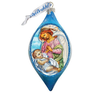 G 5 5 661511 Debrekht Santa Lighthouse Ornament