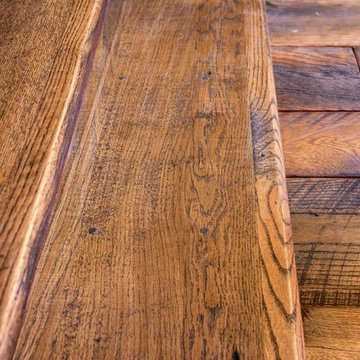 Wide Plank Antique Oak Flooring