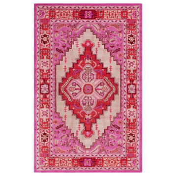 Safavieh Bellagio Collection BLG545A Rug, Red Pink/Ivory, 11' x 15'