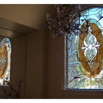 Gordon residence stained glass